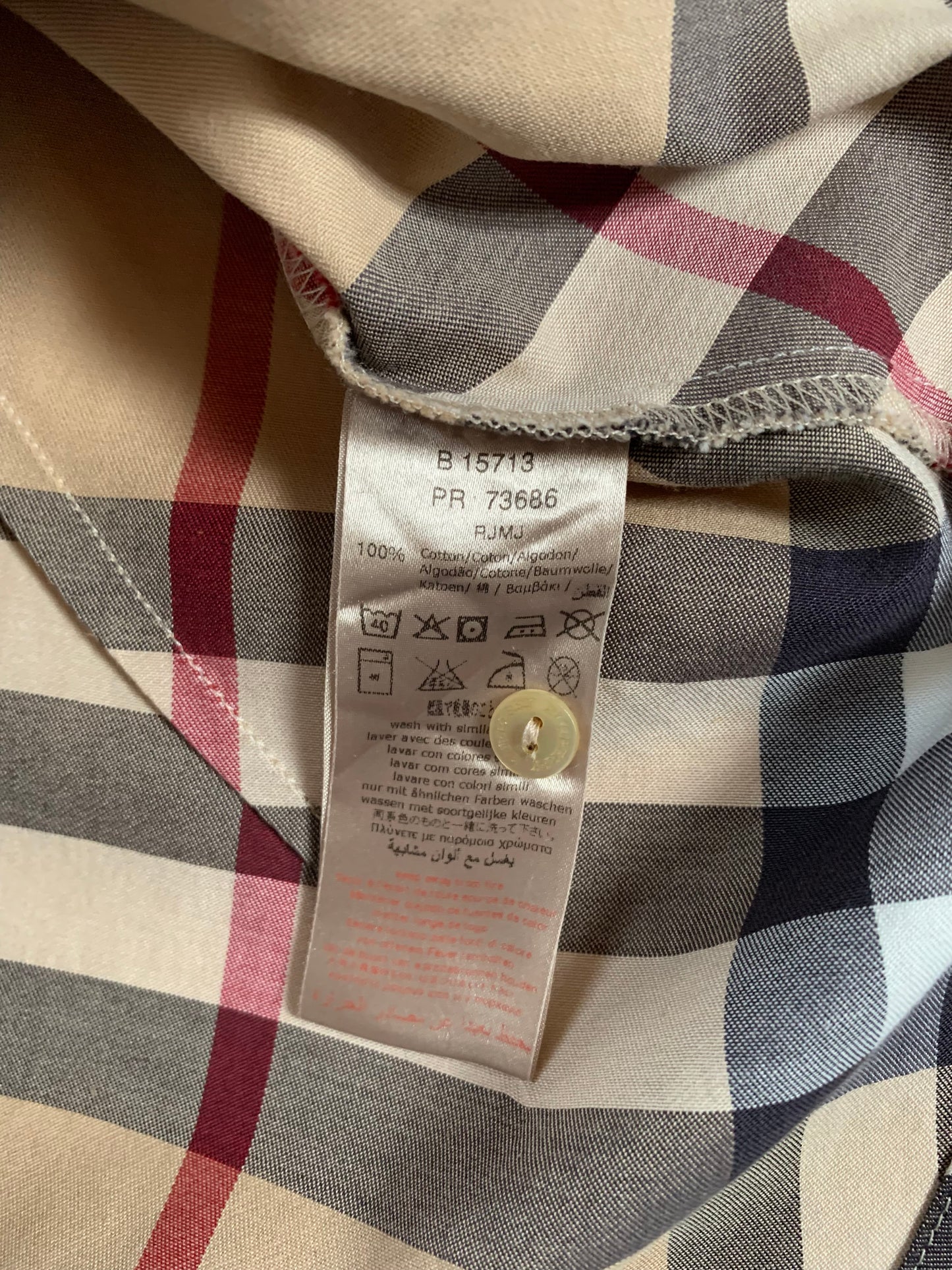 Burberry camicia