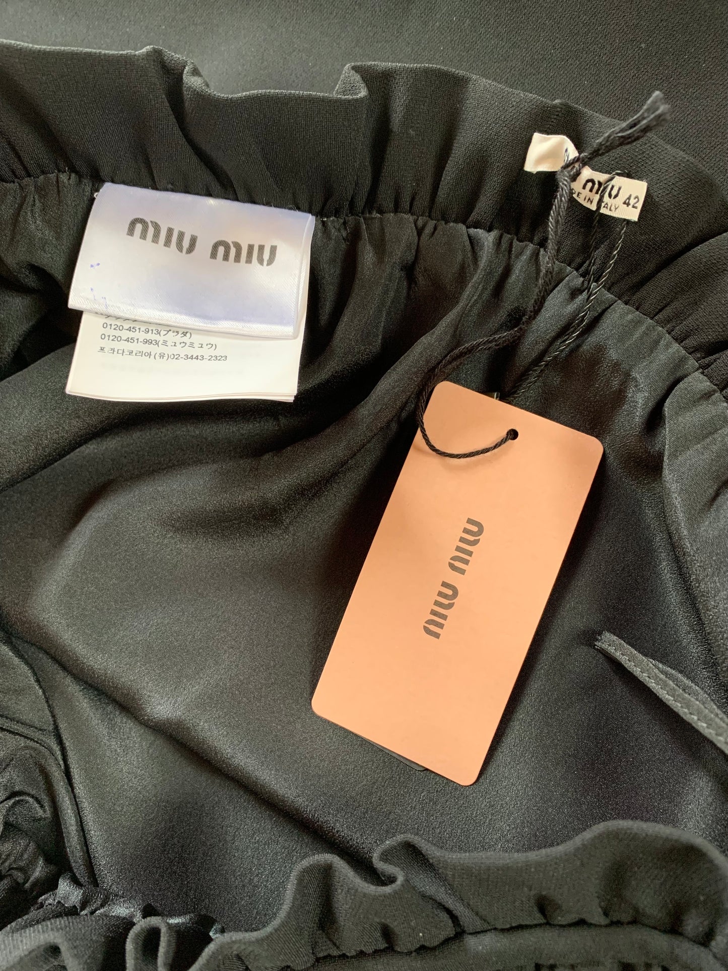 Miu Miu minigonna