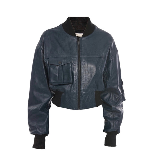 The Mannei bomber crop Le Mans